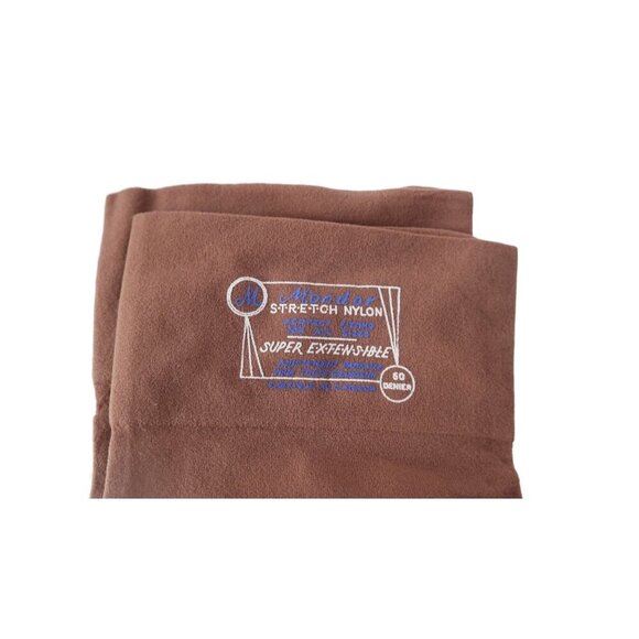 Vintage Lyse Mondor Stretch Nylon Stockings Fits All Sizes - Picture 3 of 4